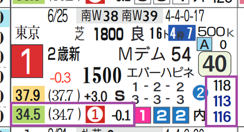 シャンドゥレール（新馬戦）