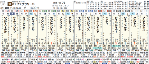 フェブラリーＳ１