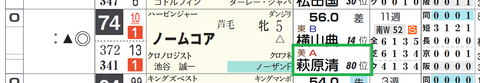 ノームコア（「厩舎評価」）