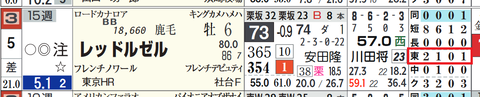 レッドルゼル(「コース実績」)