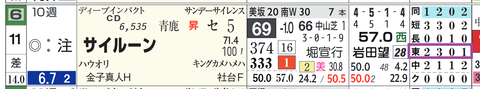 サイルーン(「コース実績」)