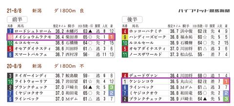 レパードＳの「推定３ハロン分析シート」　　