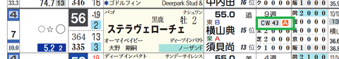 ステラヴェローチェ（「追切指数」）