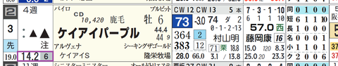 ケイアイパープル（予想人気）