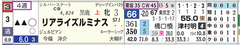 リアライズルミナス(「追切指数」)