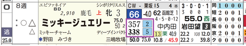 ミッキージュエリー（前後半５傑入り）