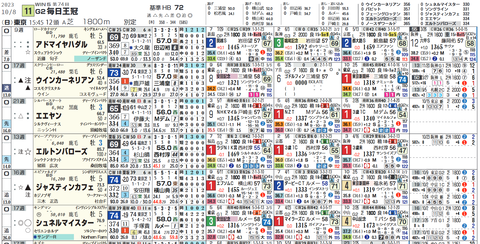 毎日王冠の想定版