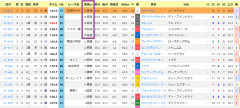 中山の馬場傾向４