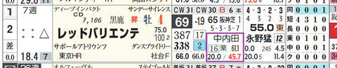 レッドバリエンテ（中内田厩舎）