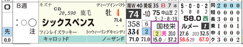 シックスペンス（国枝厩舎）