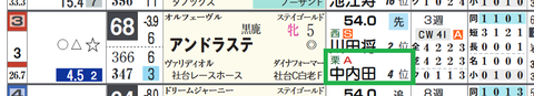 アンドラステ(中内田厩舎)