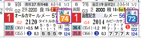 ローシャムパーク（近２走）