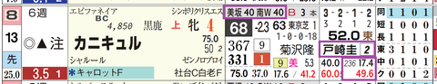 カニキュル（戸崎騎手）