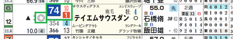 テイエムサウスダン（「ハイブリッド指数」）