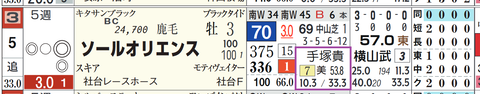 ソールオリエンス(手塚厩舎)