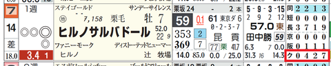京都９Ｒ⑭ヒルノサルバドール