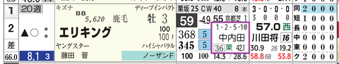 エリキング（中内田厩舎）