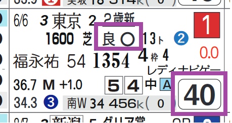 クレイドル(新馬戦)