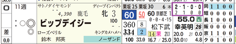 ビップデイジー（「全成績」「芝成績」）