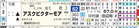 アスクビクターモア(「コース実績」)