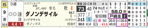 ダノンデサイル（戸崎騎手）