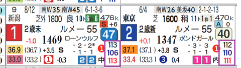チェルヴィニア（近２走）