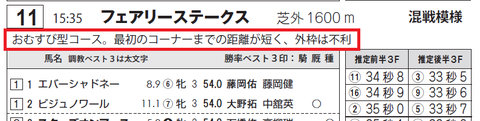 フェアリーS(コースコメント)