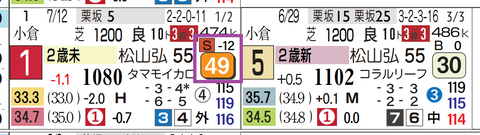 スターアニス（前走）