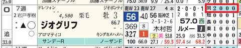 ジオグリフ（「距離実績」）