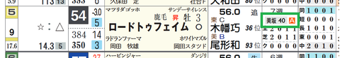 ロードトゥフェイム（「追切指数」）