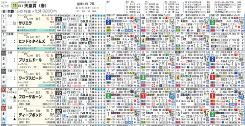 天皇賞（春）の想定