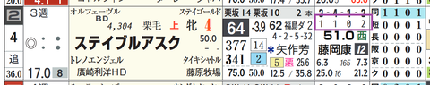 ステイブルアスク（「芝成績」）