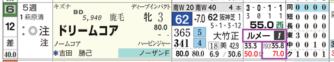 ドリームコア（ルメール騎手）