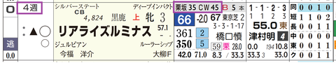 リアライズルミナス(「追切指数」)