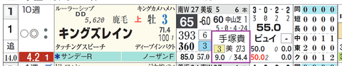 キングズレイン（手塚厩舎）