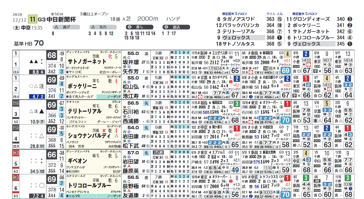 ｈｂ新聞 ライト版 中日新聞杯を攻略するツボ ハイブリッド競馬新聞