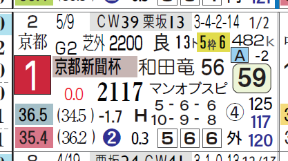 ディープボンド(京都新聞杯)
