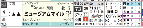ミュージアムマイル(「コース実績」)