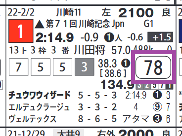チュウワウィザード（川崎記念）