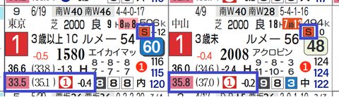 パラレルビジョン(近2走)