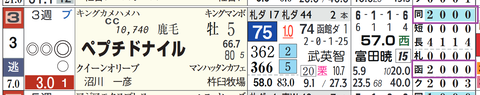 ペプチドナイル（「距離実績」）