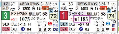 トウシンマカオ（「Ｒ」＝レコード決着）