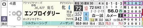 エンブロイダリー（「距離実績」「コース実績」）