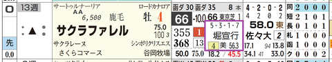 サクラファレル(堀厩舎)