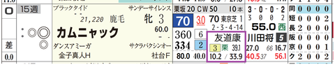 カムニャック（友道厩舎）
