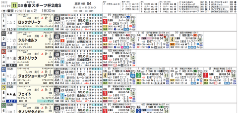 東京スポーツ杯２歳Ｓ１