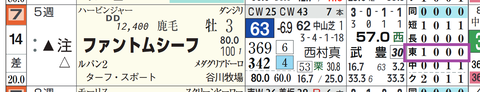 ファントムシーフ(「コース実績」)