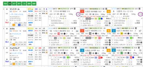 マッドクール（馬体減）