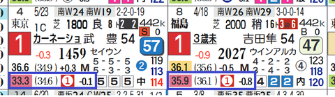 パラスアテナ（近２走）