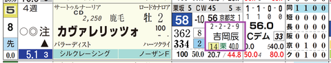 カヴァレリッツォ（吉岡厩舎）